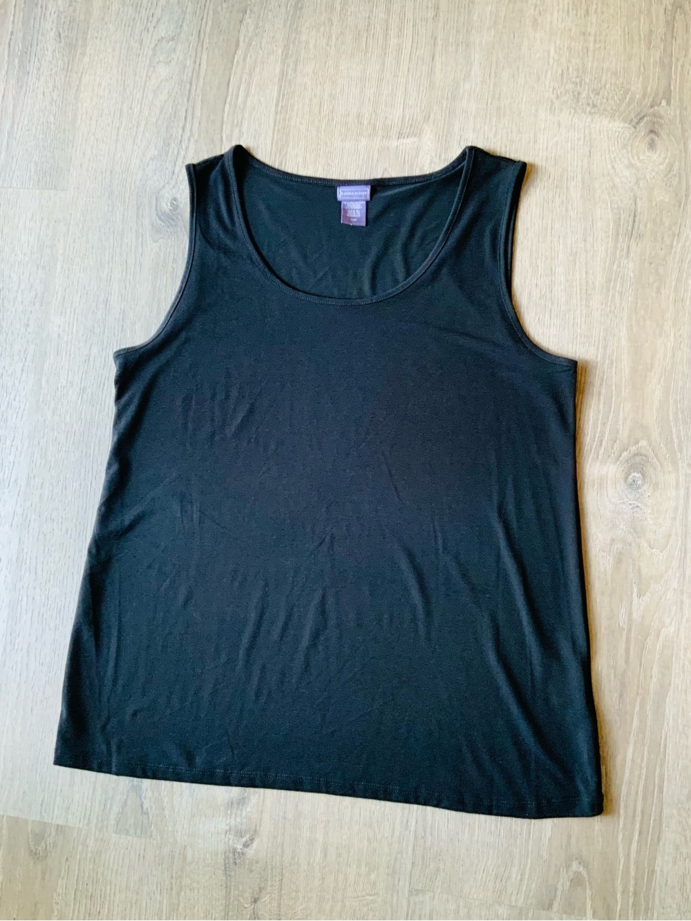 Laura Scott Black Tank Top Women's Medium